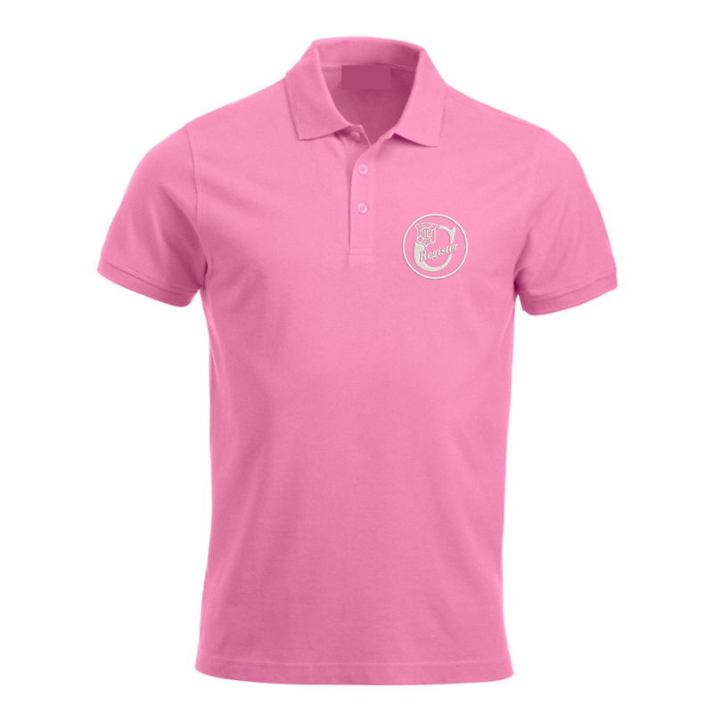 Polycotton Ladies Poloshirt embroidered logo left breast.