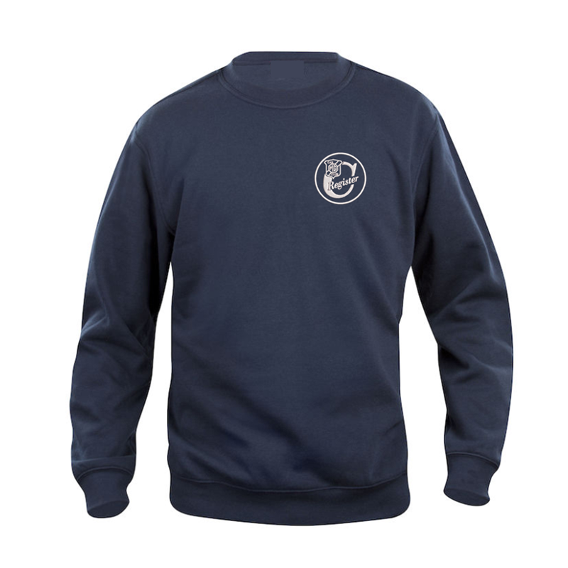 Polycotton Sweatshirt embroidered logo left breast.