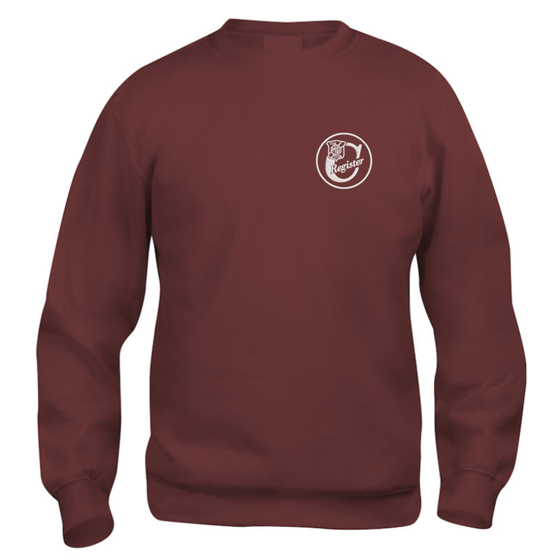 Polycotton Sweatshirt embroidered logo left breast.
