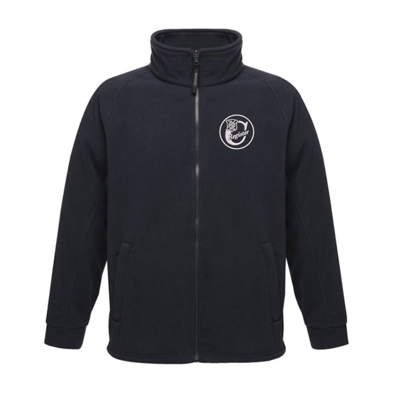 Full Zip Fleece Jacket embroidered with club logo