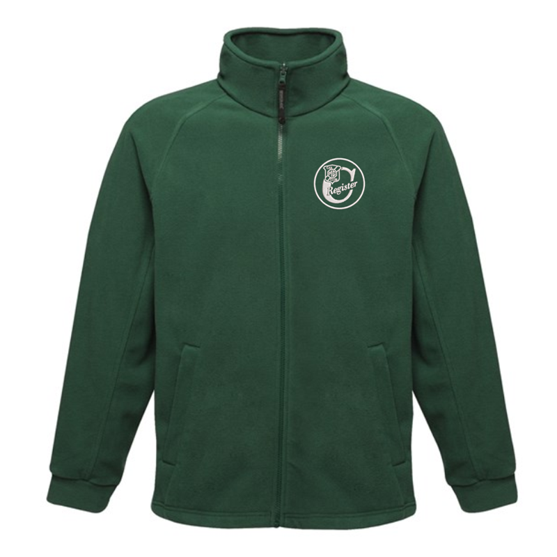 Full Zip Fleece Jacket embroidered with club logo