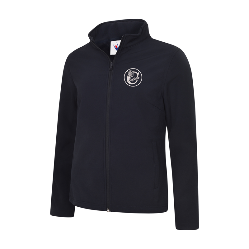 3 Layer Waterproof fleece lined soft shell jacket, with logo embroidered to front.