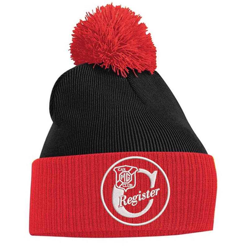 Double layer knitted contrast PomPom - With Club logo