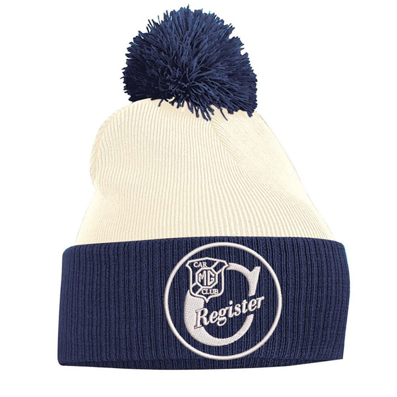 Double layer knitted contrast PomPom - With Club logo
