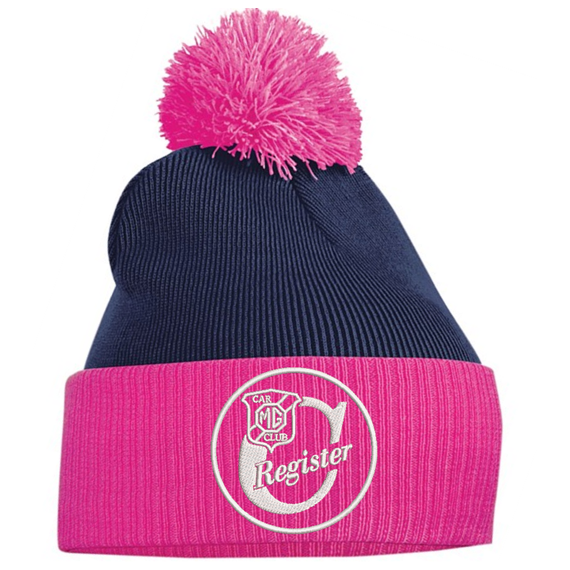 Double layer knitted contrast PomPom - With Club logo