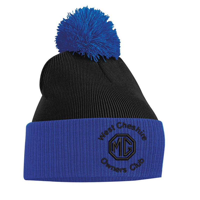 Double layer knitted contrast PomPom - With Club logo