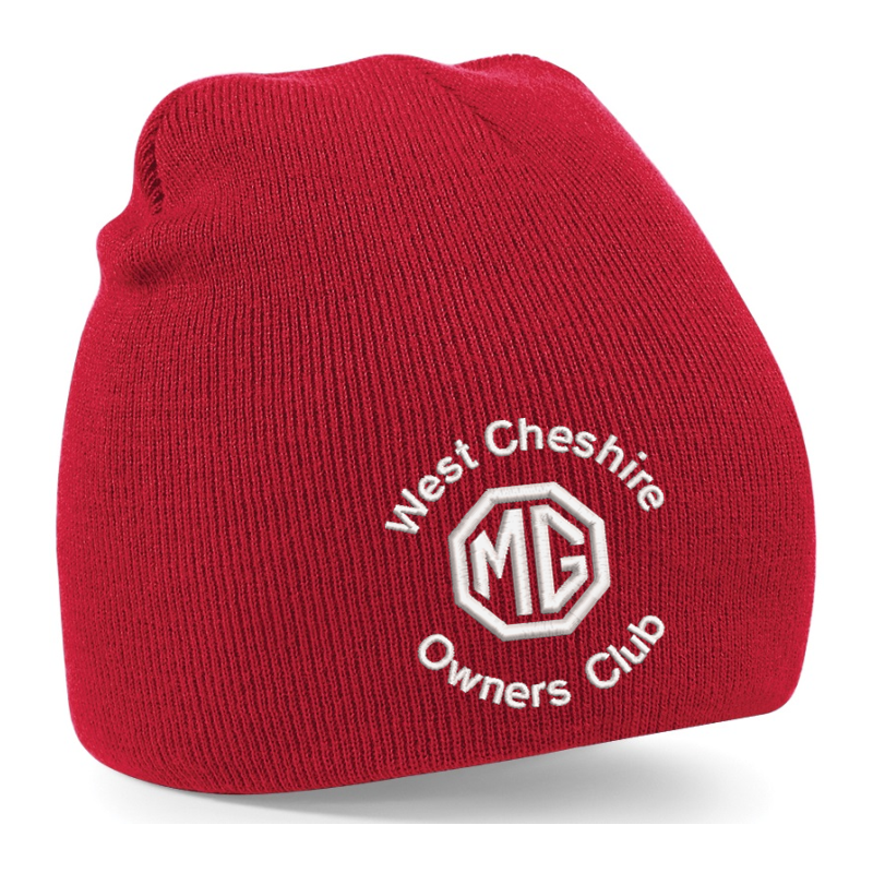 Double layer knited pull on hat - With Club logo