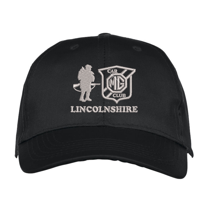 Cotton baseball cap with embroidered logo