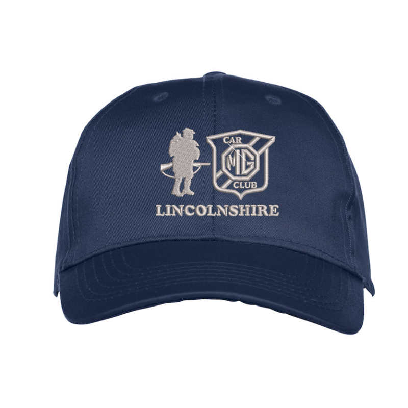 Cotton baseball cap with embroidered logo