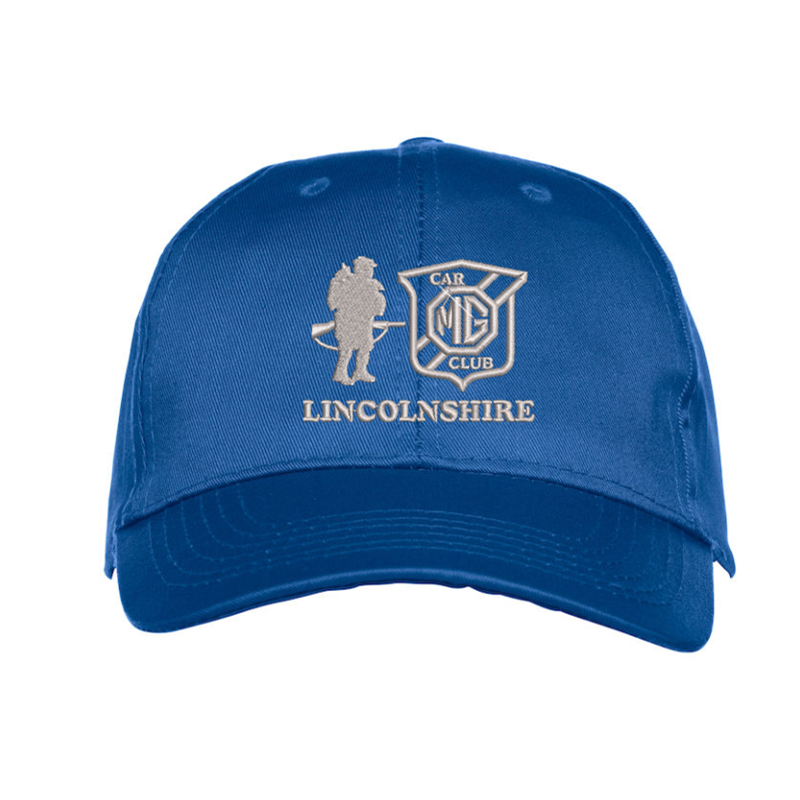Cotton baseball cap with embroidered logo