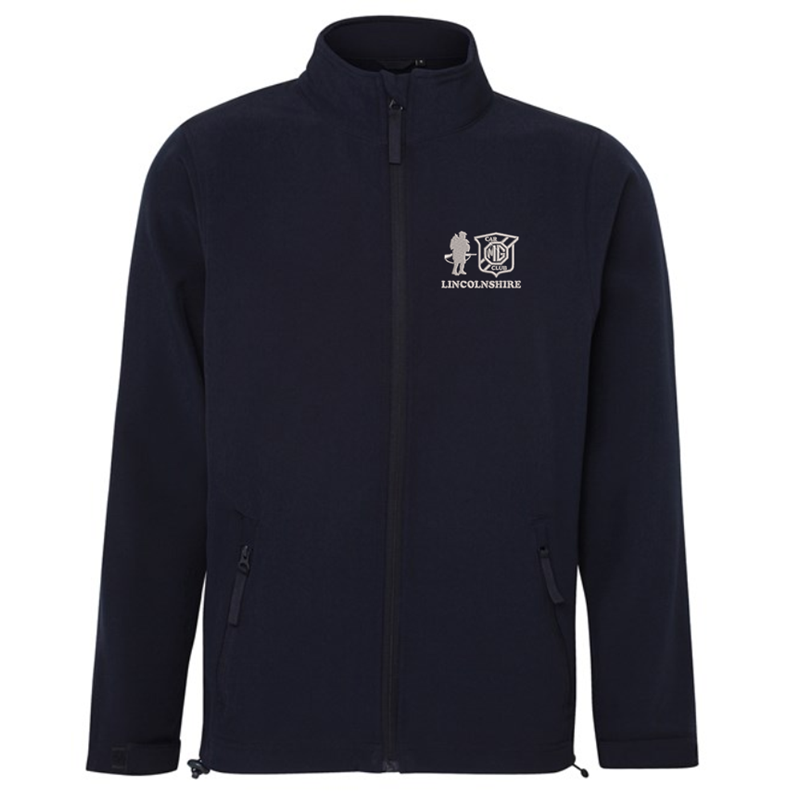 Full zip Soft Shell jacket, with embroidered logo