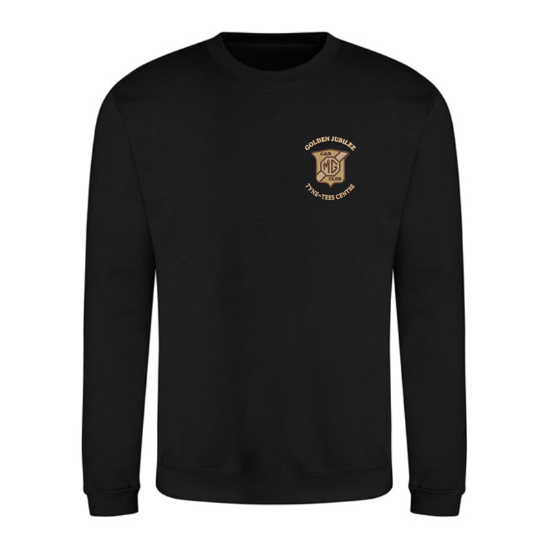 Polycotton Sweatshirt, unisex sizing XS - 4XL, embroidered logo to left breast