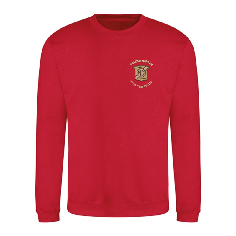Polycotton Sweatshirt, unisex sizing XS - 4XL, embroidered logo to left breast