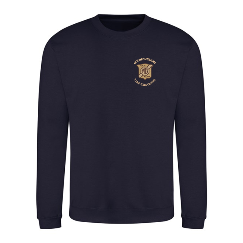 Polycotton Sweatshirt, unisex sizing XS - 4XL, embroidered logo to left breast