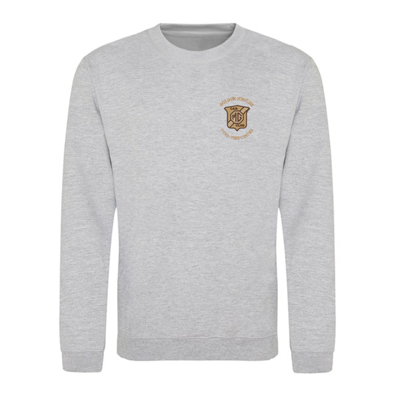 Polycotton Sweatshirt, unisex sizing XS - 4XL, embroidered logo to left breast