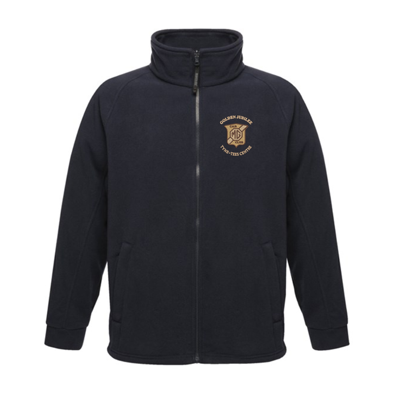 Full Zip Fleece Jacket, unisex sizing XS - 4XL, embroidered logo to left breast