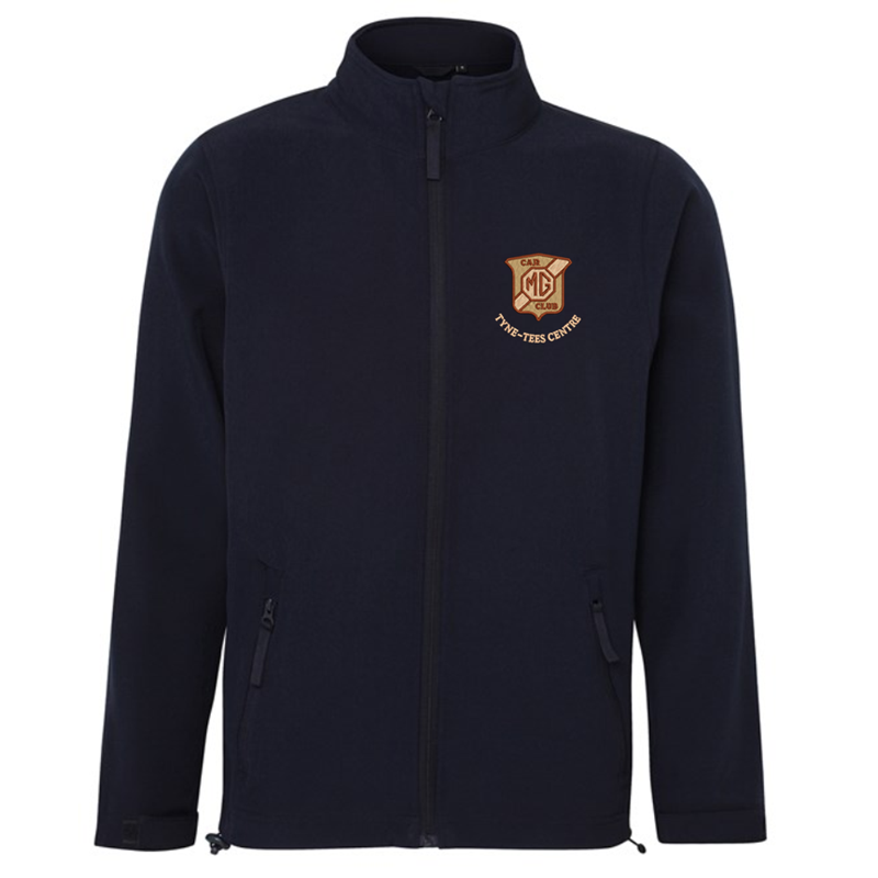 Full Zip Softshell Jacket, unisex sizing S - 4XL, embroidered logo to left breast