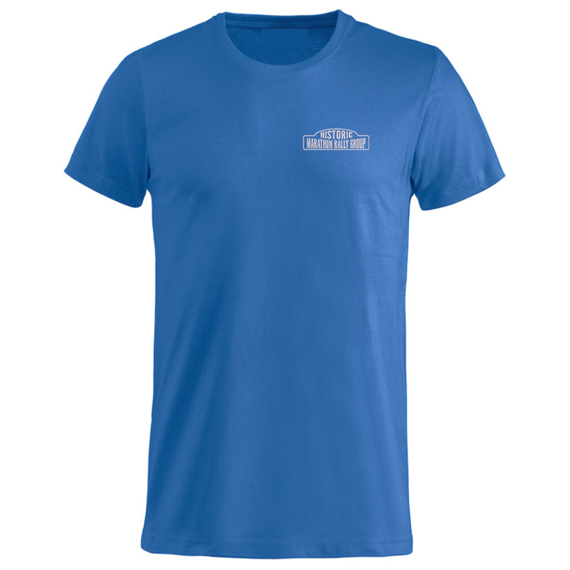 Cotton Crew neck T Shirt, unisex, embroidered with logo left breast.