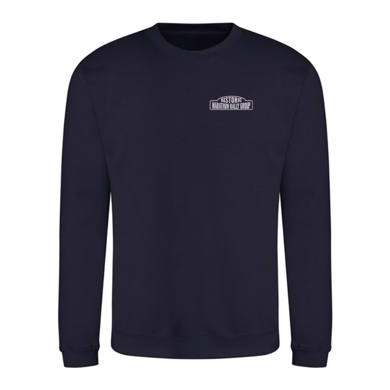 Crew neck Sweatshirt, unisex fit, embroidered with logo to left breast.