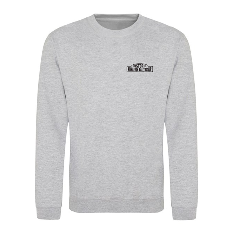 Crew neck Sweatshirt, unisex fit, embroidered with logo to left breast.