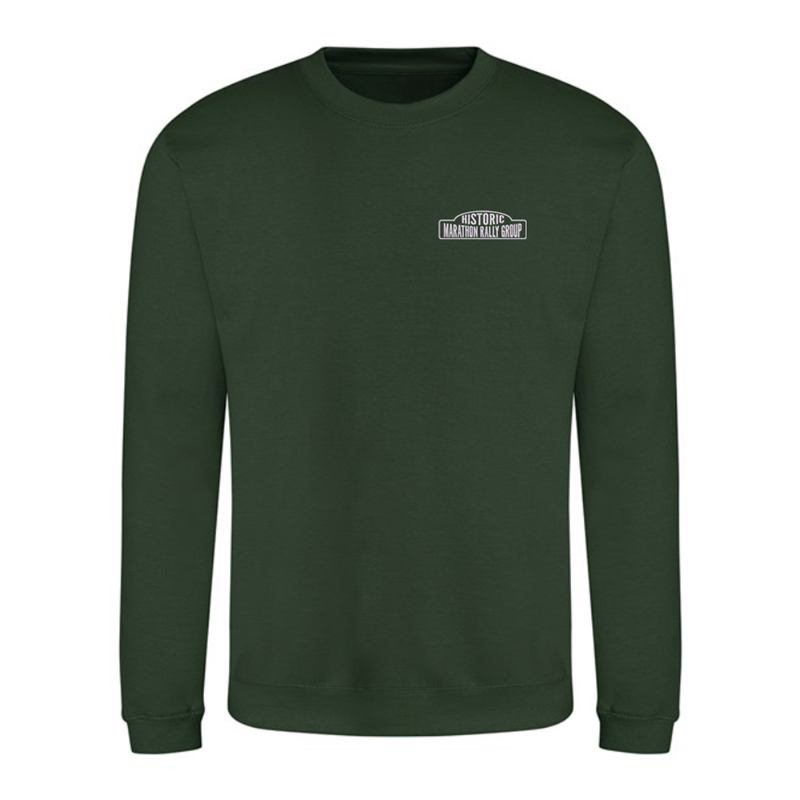 Crew neck Sweatshirt, unisex fit, embroidered with logo to left breast.