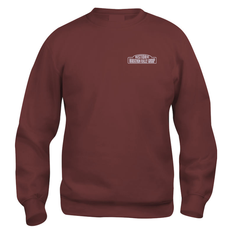 Crew neck Sweatshirt, unisex fit, embroidered with logo to left breast.
