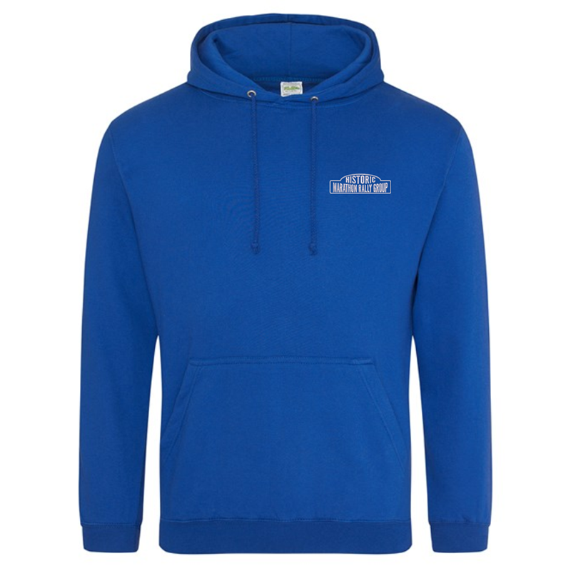 Classic Hooded Sweatshirt, unisex fit, embroidered with logo to left breast.