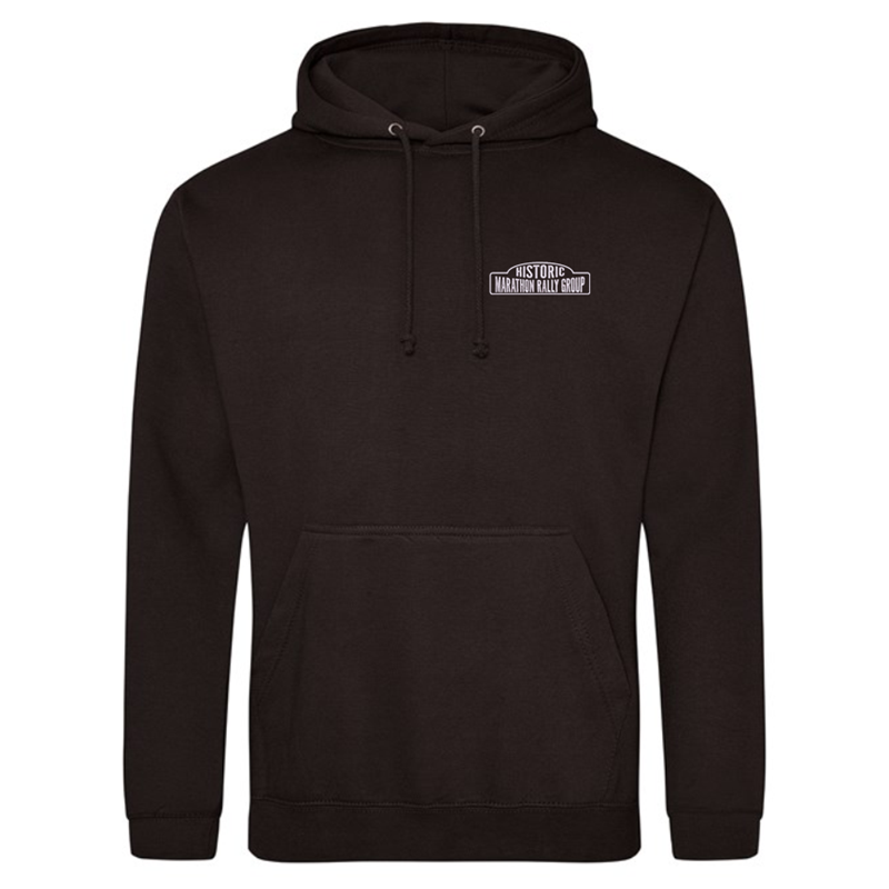 Classic Hooded Sweatshirt, unisex fit, embroidered with logo to left breast.