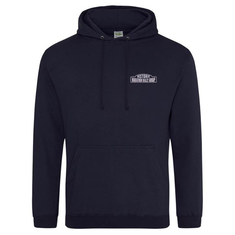 Classic Hooded Sweatshirt, unisex fit, embroidered with logo to left breast.