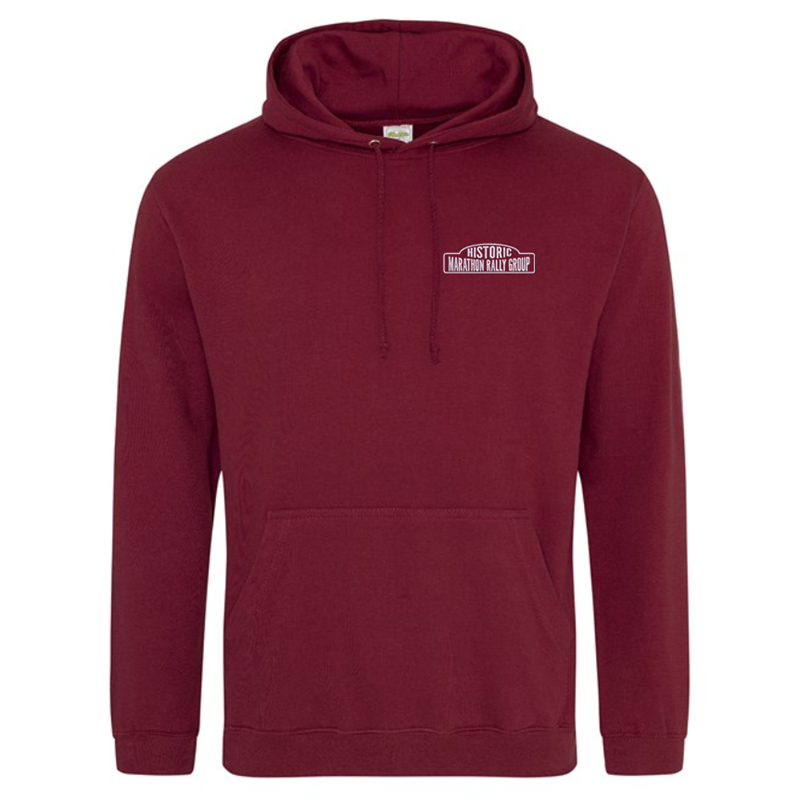 Classic Hooded Sweatshirt, unisex fit, embroidered with logo to left breast.