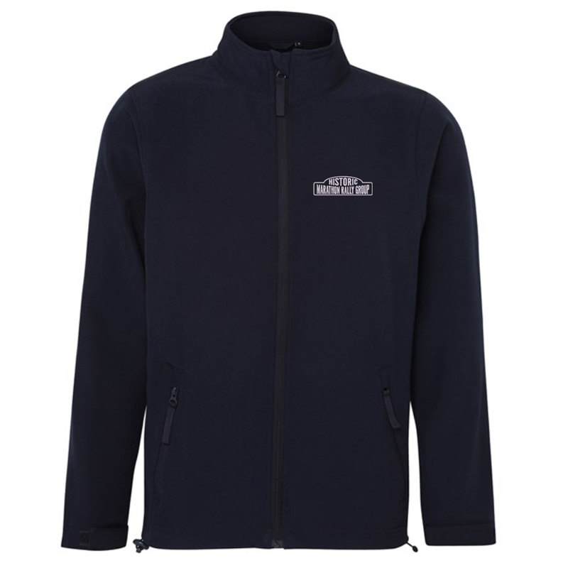 Full Zip Soft Shell Jacket, unisex fit, embroidered with logo to left breast