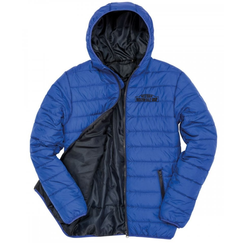 Soft padded thermotech full zip jacket, unisex fit, embroidered with logo to left breast.