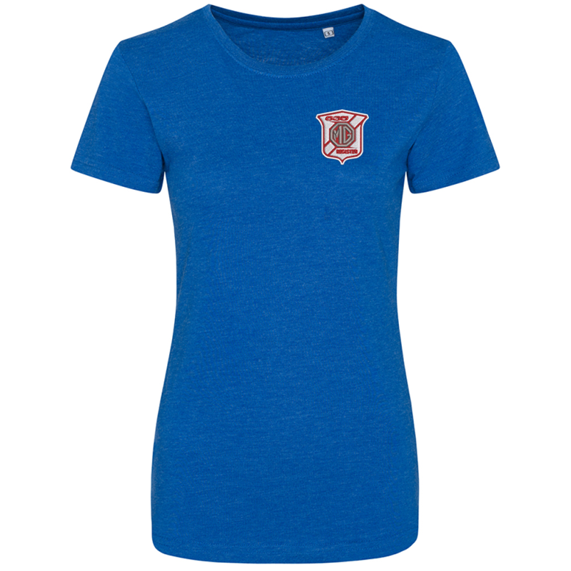 Ladies fit Cotton T Shirt with embroidered logo left breast. Enter/Choose your region name togo below the logo at checkout.