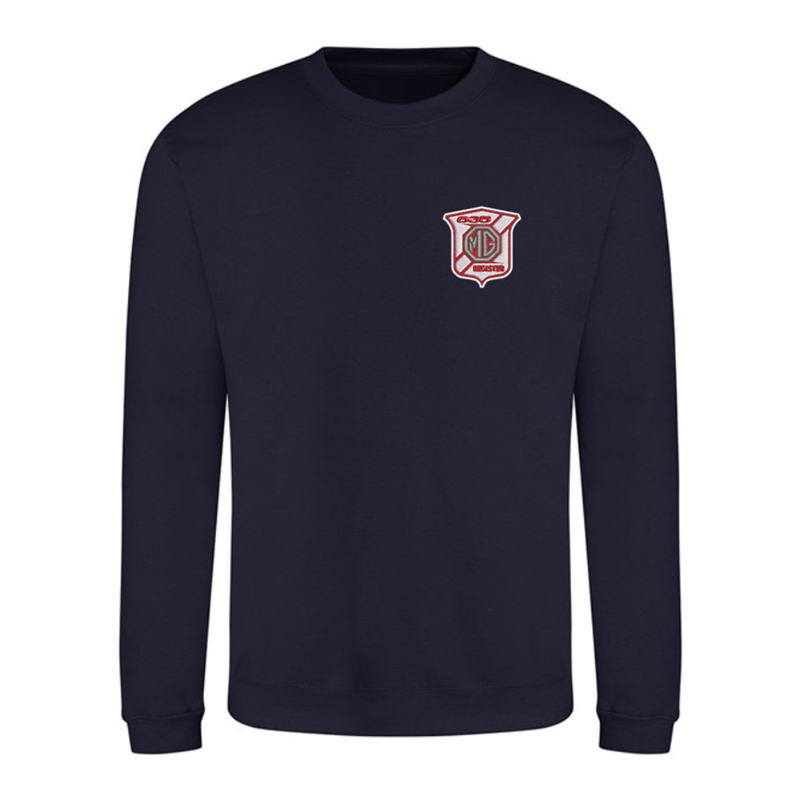 Polycotton Sweatshirt embroidered logo left breast.