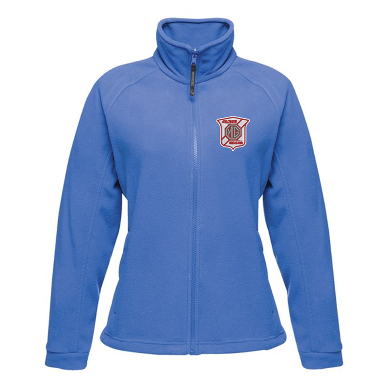 Full Zip Ladies Fleece Jacket embroideRoyal with club logo