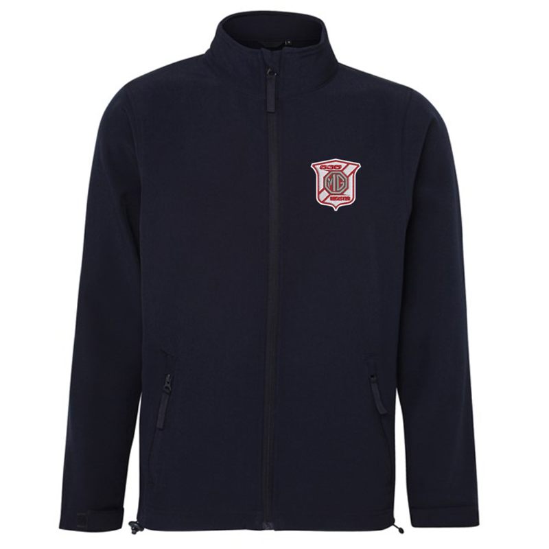 3 Layer Waterproof fleece lined soft shell jacket, with logo embroidered to front.