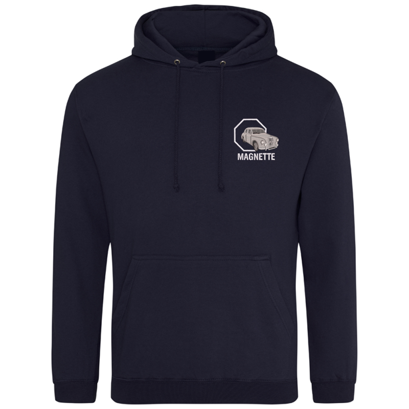 Super soft luxurious feel 60/40 Polyester Cotton mix Hooded Sweatshirt. Select the logo colour of your choice at checkout!