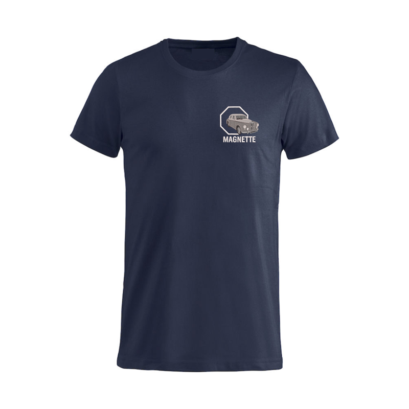 Cotton T Shirt with embroidered logo left breast Select the logo colour of your choice at checkout!