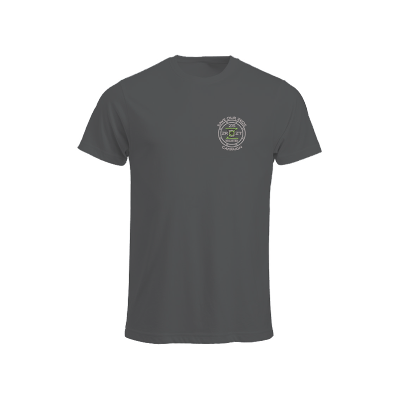 100% Cotton crew neck T Shirt with embroidered logo.