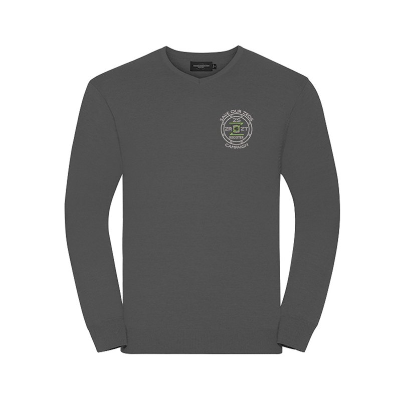 The classic, easycare V-neck sweater - for stylish layering over shirt or t-shirt, embroidered with logo.