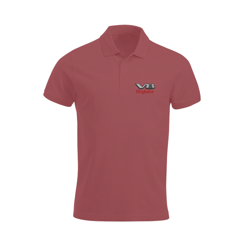 Polycotton poloshirt, unisex fit, logo embroidered to left breast.