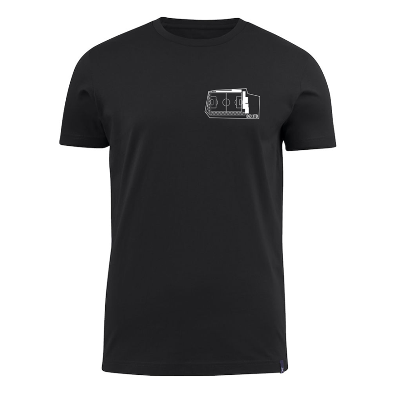 Cotton crew neck t shirt with The Grove stadium logo printed left breast.