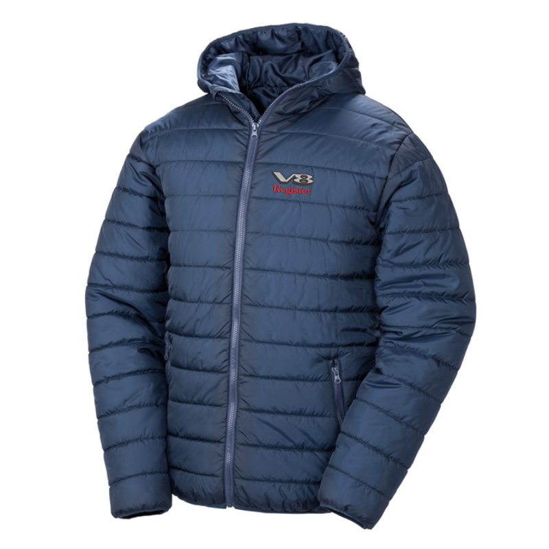A super soft, lightweight & warm jacket that is both showerproof & windproof. Club logo left breast
