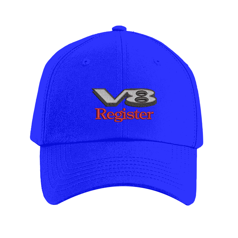 Cotton premium baseball cap with logo embroidered to front.