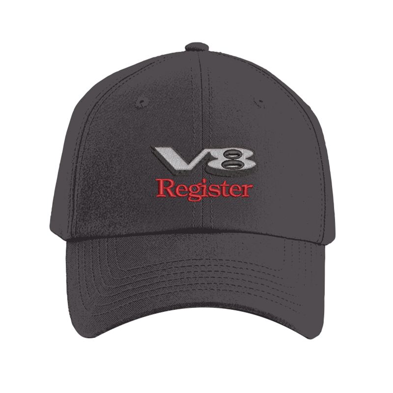 Cotton premium baseball cap with logo embroidered to front.