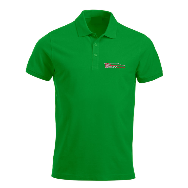 Polyester Cotton fabric, unsiex sizing, embroidered with club logo to left breast.