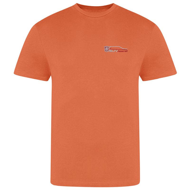 Cotton crew neck t shirt, unisex fit, embroidered with club logo to left breast