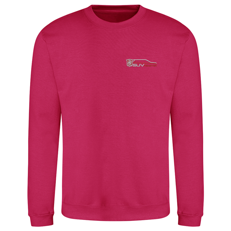 Polyester/Cotton mix, crew neck sweatshirt, Unisex fit, embroidered with logo to the left breast.