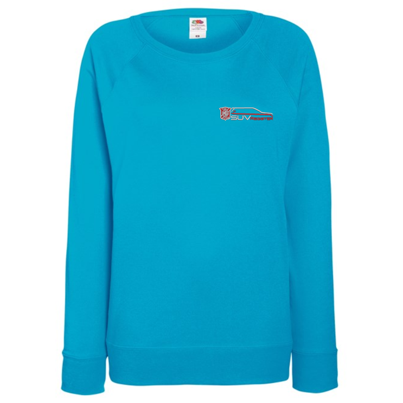 Poly/Cotton crew neck sweatshirt in ladies fit, embroidered with logo to left breast.