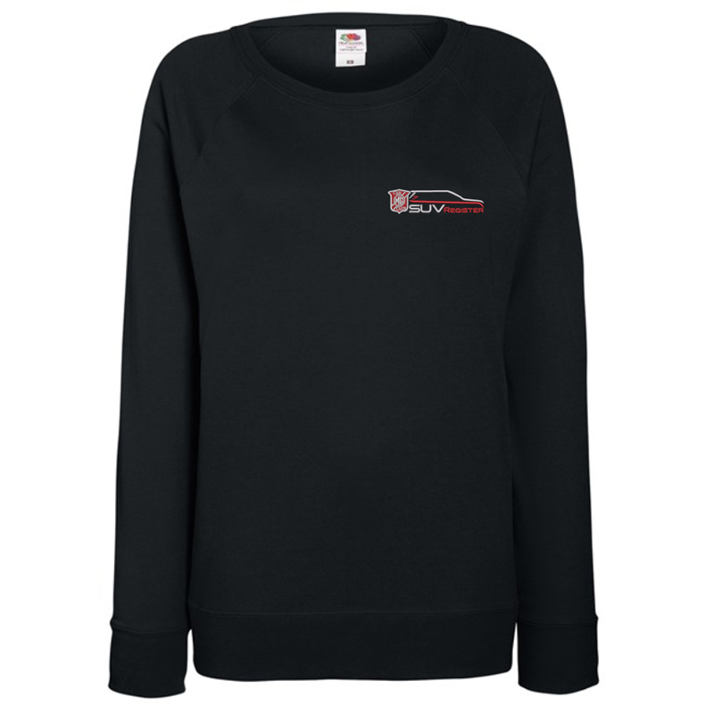 Poly/Cotton crew neck sweatshirt in ladies fit, embroidered with logo to left breast.